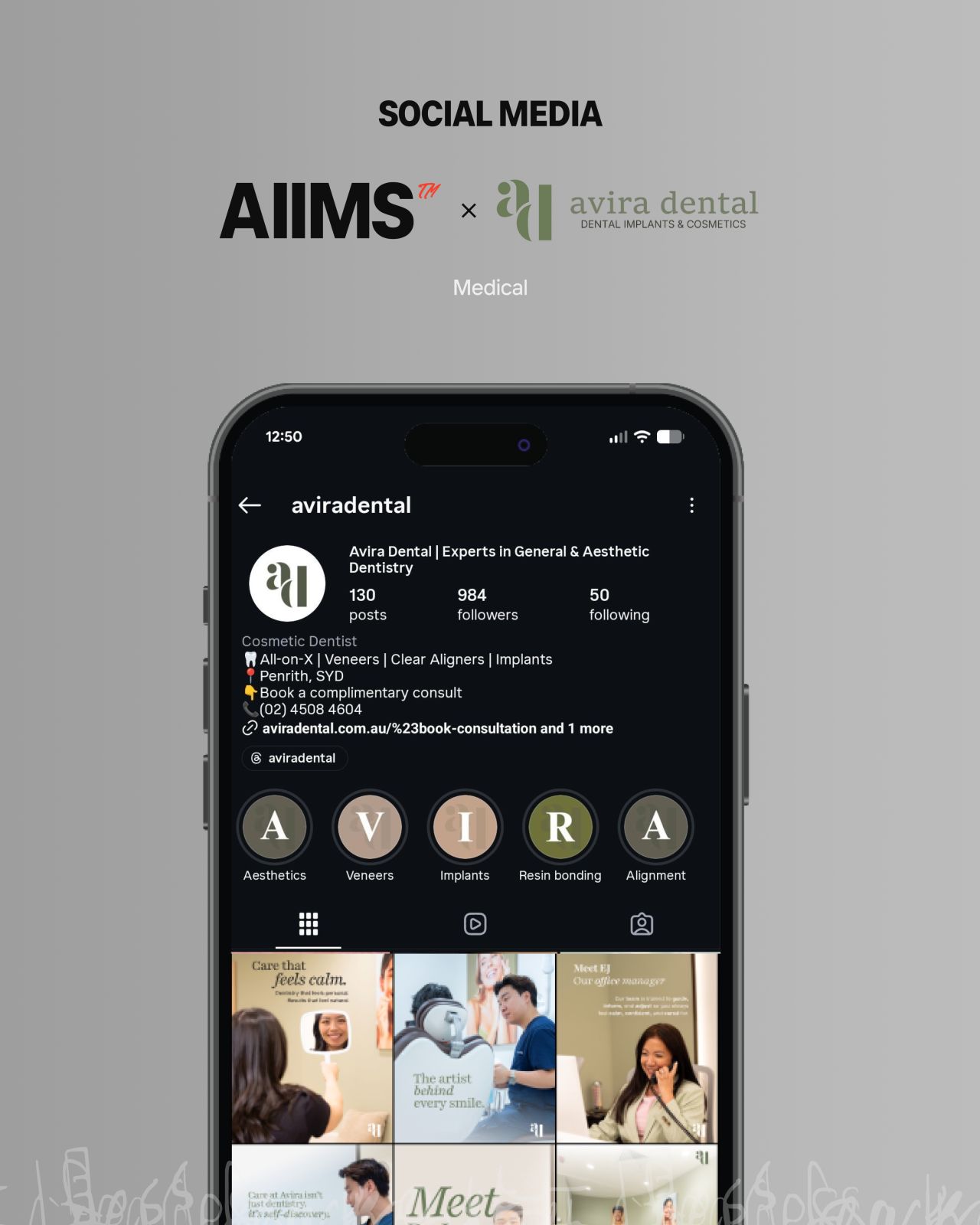 AIIMS Group winning the Web Excellence Award Season 18 for Avira Dental healthcare digital strategy, social media and website innovation